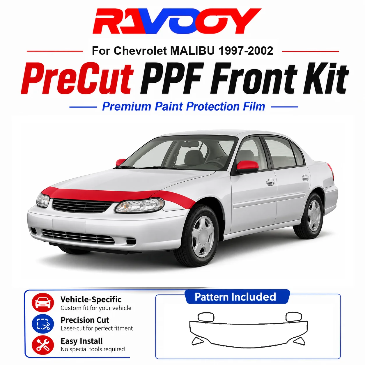 8.5mil TPU Precut PPF Kit For 2025-2026 Acura ADX - Hood, Partial Fenders & Full Mirror Set - Self-Healing Gloss Clear Bra Film
8.5mil TPU Precut PPF Kit For 2025-2026 Acura ADX - Hood, Partial Fenders & Full Mirror Set - Self-Healing Gloss Clear Bra Film