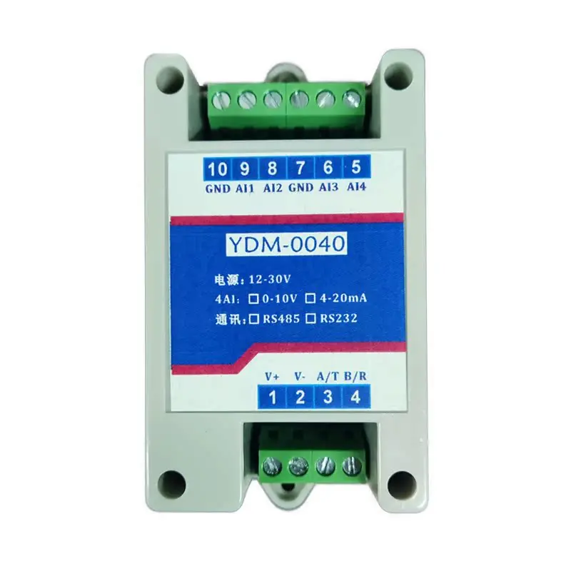 0040 Сбор аналогового ввода RS485/232 Напряжение и ток 0-4-20 мА0-5-10 В Расширенный ПЛК
0040 Сбор аналогового ввода RS485/232 Напряжение и ток 0-4-20 мА0-5-10 В Расширенный ПЛК