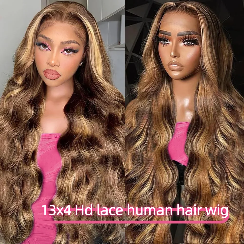 Honey Blonde Highlight Wig Human Hair Body Wave Lace Front Human Hair Wigs on Clearance Sale5x5 Glueless 13x4 HD Lace Closure Wig
Honey Blonde Highlight Wig Human Hair Body Wave Lace Front Human Hair Wigs on Clearance Sale5x5 Glueless 13x4 HD Lace Closure Wig