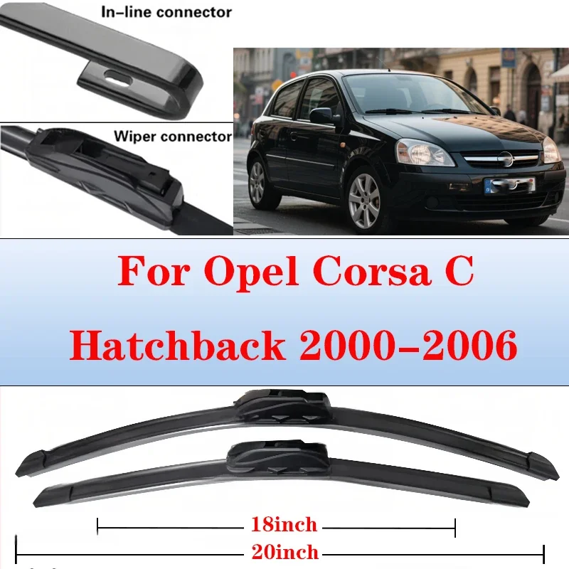 For Opel Corsa C Hatchback 2000-2006 2001 2002 2003 2004 Wiper Front Wiper Blades Windshield Windscreen Window Brushes 20"+18"
For Opel Corsa C Hatchback 2000-2006 2001 2002 2003 2004 Wiper Front Wiper Blades Windshield Windscreen Window Brushes 20"+18"