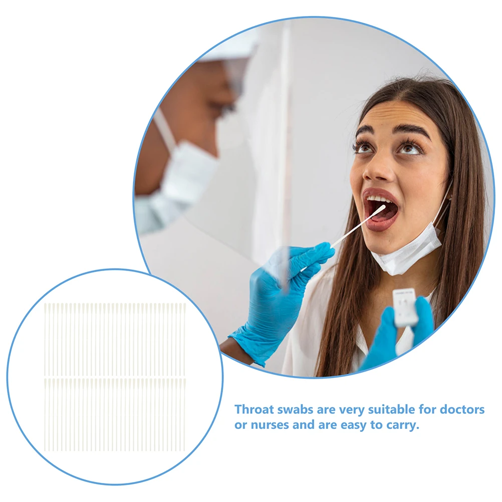 200pcs Flocking Oral Swabs Pharynx Sampling Sticks Disposable Nasal Specimen Collection One-time Use Portable Absorbent Cotton
200pcs Flocking Oral Swabs Pharynx Sampling Sticks Disposable Nasal Specimen Collection One-time Use Portable Absorbent Cotton