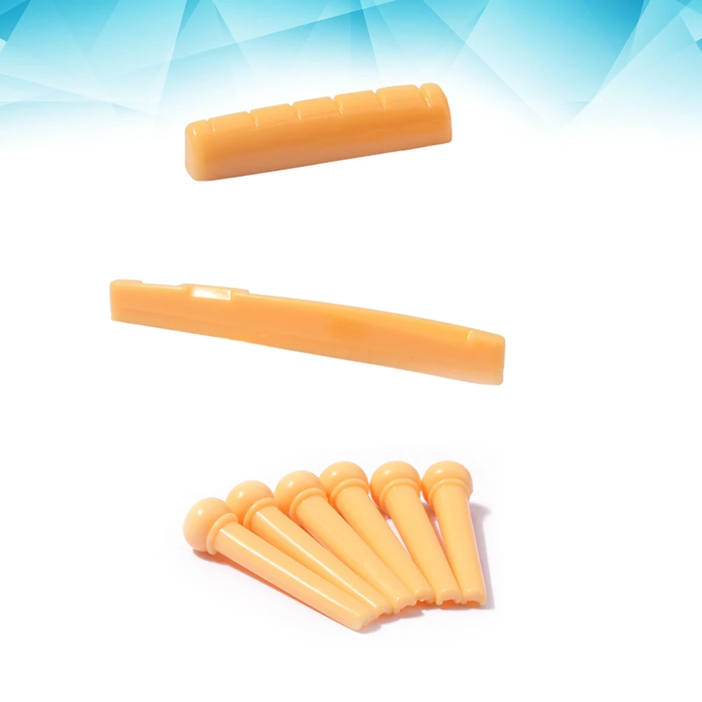 Top and Bottom Pillows String Nail Set Guitar Saddle Pegs Ballad Acoustic Repair Kit
Top and Bottom Pillows String Nail Set Guitar Saddle Pegs Ballad Acoustic Repair Kit