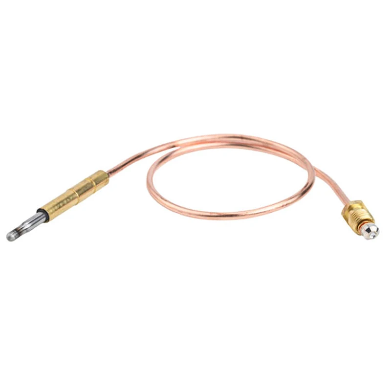 5PCS Gas Boilder Card Slot ODS 400mm Thermocouple Probe Copper With Flameout Anoxic Protection Fittings M9x1 Thread Connection