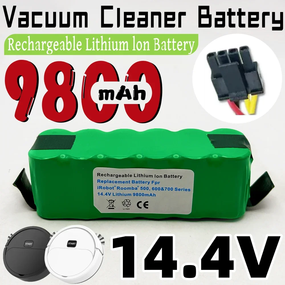 100% NEW Upgrade Sweeping Robot 14.4V 9800mAh Li-ion Rechargeable Battery For Panda/Haier/Ecovacs /Dibea Vacuum Cleaner Battery
100% NEW Upgrade Sweeping Robot 14.4V 9800mAh Li-ion Rechargeable Battery For Panda/Haier/Ecovacs /Dibea Vacuum Cleaner Battery