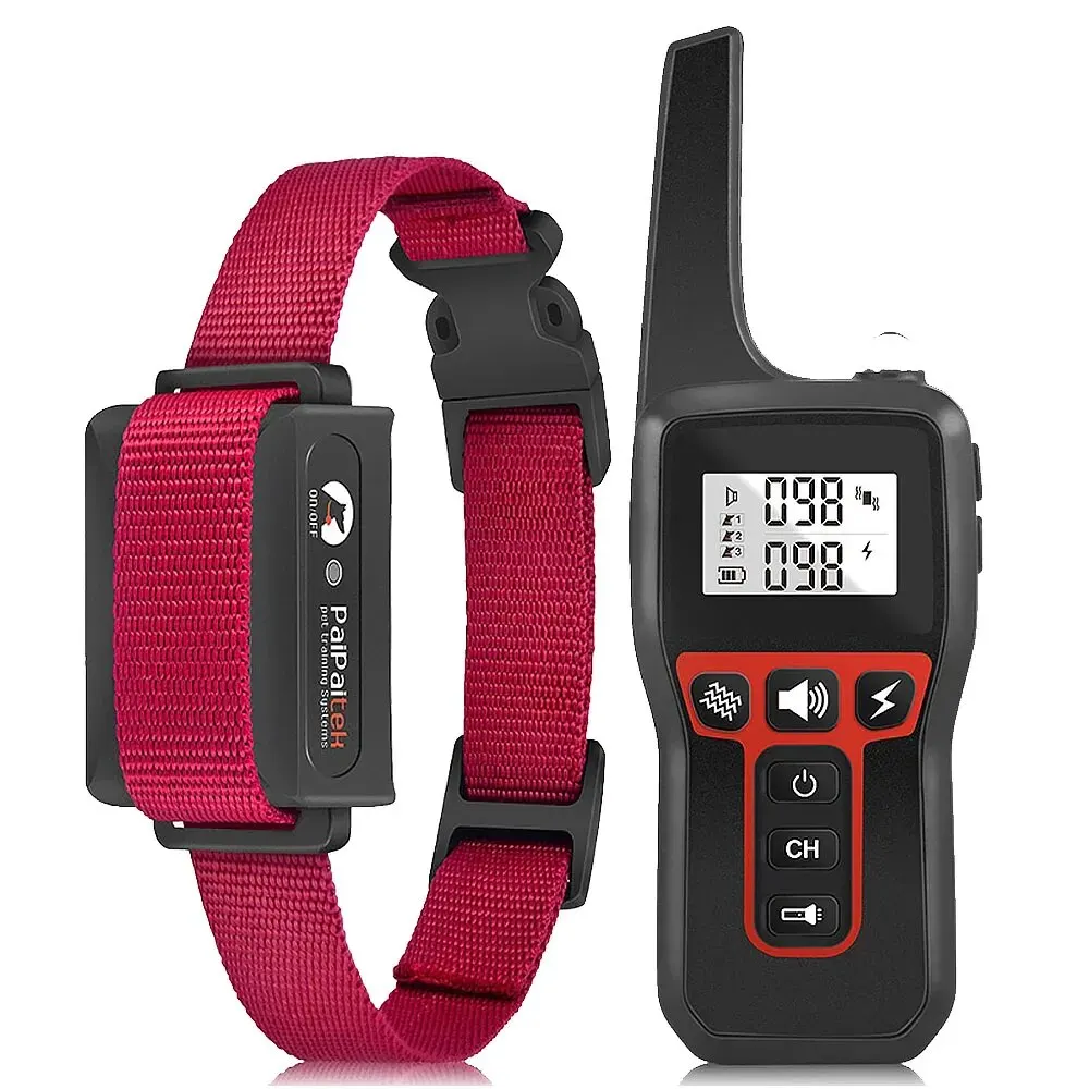 1000M Dog Training Collar ,Universal Dog Bark Collar,Waterproof Rechargeable ,Dog Shock Collar with Remote and Auto Modes Collar
1000M Dog Training Collar ,Universal Dog Bark Collar,Waterproof Rechargeable ,Dog Shock Collar with Remote and Auto Modes Collar