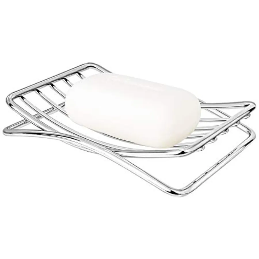 Soap Dish Stainless Steel Bar Soap Holder for Shower Bathroom, Self-draining Soap Dishes Sponge Holder for Kitchen Sink, Easy C
Soap Dish Stainless Steel Bar Soap Holder for Shower Bathroom, Self-draining Soap Dishes Sponge Holder for Kitchen Sink, Easy C