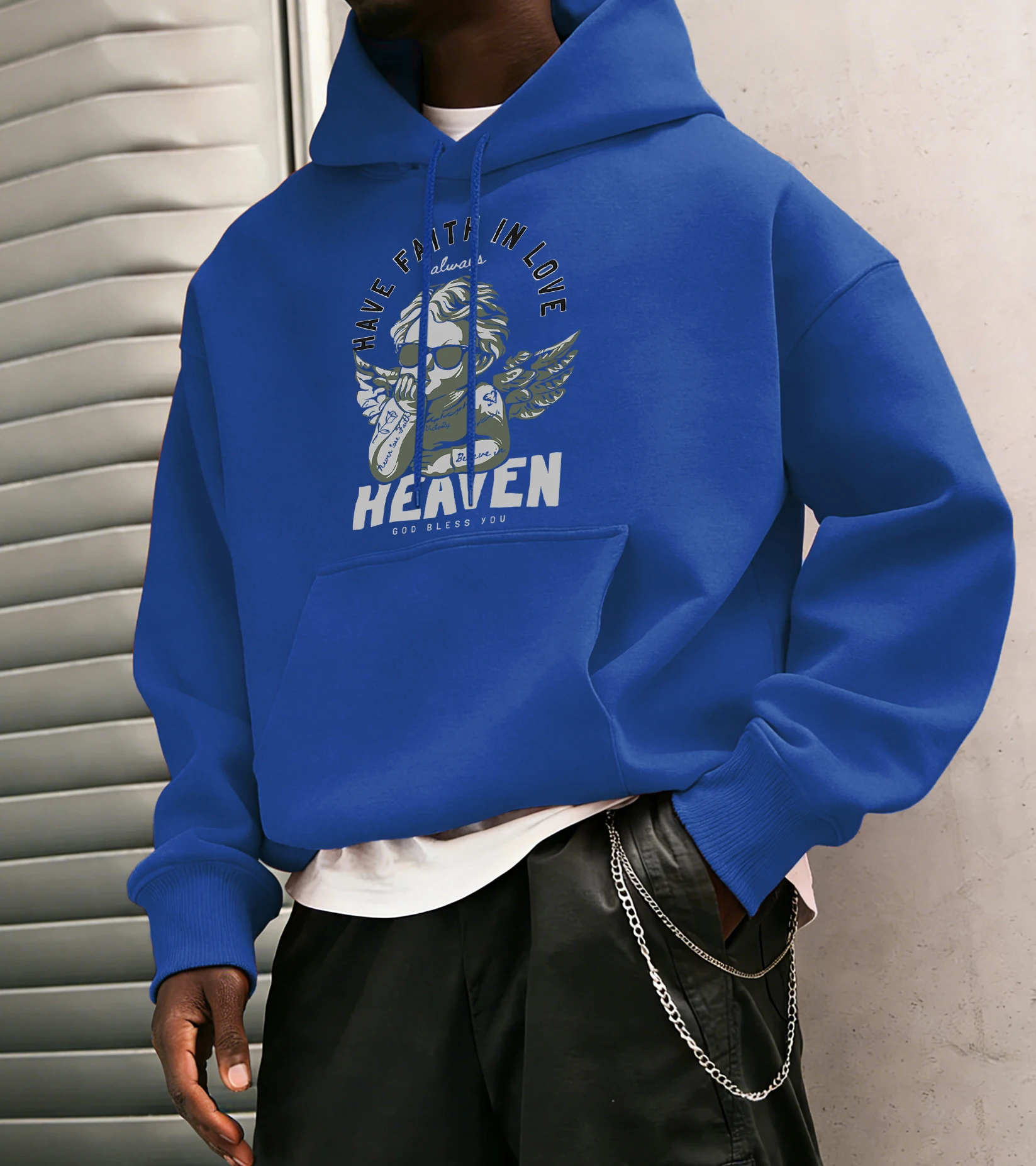 Статуя ангела в солнцезащитных очках с узором, мужская толстовка в стиле ретро, свободная флисовая спортивная одежда, повседневный пуловер с карманами, осенний цвет, простая одежда
Статуя ангела в солнцезащитных очках с узором, мужская толстовка в стиле ретро, свободная флисовая спортивная одежда, повседневный пуловер с карманами, осенний цвет, простая одежда