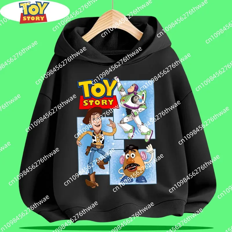 Disney series "Toy Story" children's hooded sweatshirt with cartoon prints - boys' and girls' casual tops for sports activities
Disney series "Toy Story" children's hooded sweatshirt with cartoon prints - boys' and girls' casual tops for sports activities