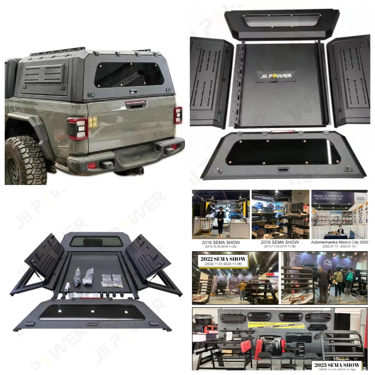 STLF Jii-Power OEM Factory Wholesale Truck Bed Cover Camper Shell Canopy For TOYOTAs TACOMA DOGE RAM 1500 JEEPs GLADIATOR JT
STLF Jii-Power OEM Factory Wholesale Truck Bed Cover Camper Shell Canopy For TOYOTAs TACOMA DOGE RAM 1500 JEEPs GLADIATOR JT