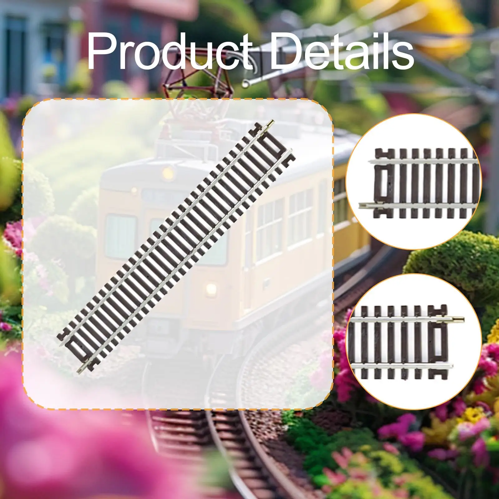 4 Pieces HO Scale Track DIY Model Train Track for 1:87 Classroom Birthdays
4 Pieces HO Scale Track DIY Model Train Track for 1:87 Classroom Birthdays
