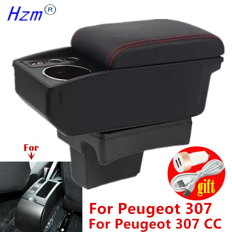 For Peugeot 307 Car Armrest Box Peugeot 307 CC Convertible double-layer Storage box Cup Holder Dedicated Retrofit Car Accesso
For Peugeot 307 Car Armrest Box Peugeot 307 CC Convertible double-layer Storage box Cup Holder Dedicated Retrofit Car Accesso