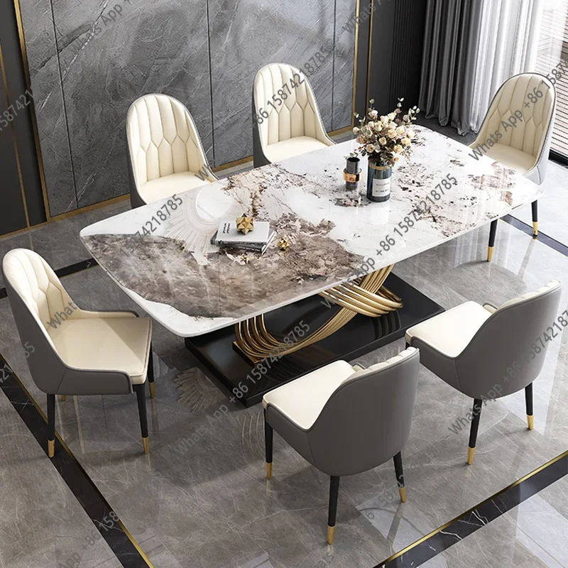 X Modern Unique Design Stainless Steel Dining Tables And Chairs Marble Rectangular Modern Dining Table Set X
X Modern Unique Design Stainless Steel Dining Tables And Chairs Marble Rectangular Modern Dining Table Set X