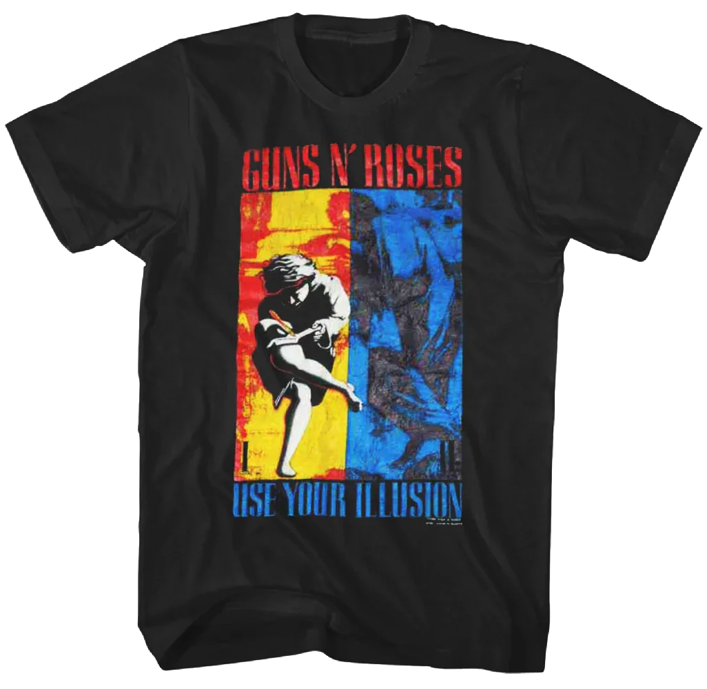 GUNS N ROSES 1991 ILLUSION COMBO T-Shirt Men's and Women's Short Sleeve Cotton Tees Retro Metal Band Y2k Tops Brand Men T-shirt
GUNS N ROSES 1991 ILLUSION COMBO T-Shirt Men's and Women's Short Sleeve Cotton Tees Retro Metal Band Y2k Tops Brand Men T-shirt