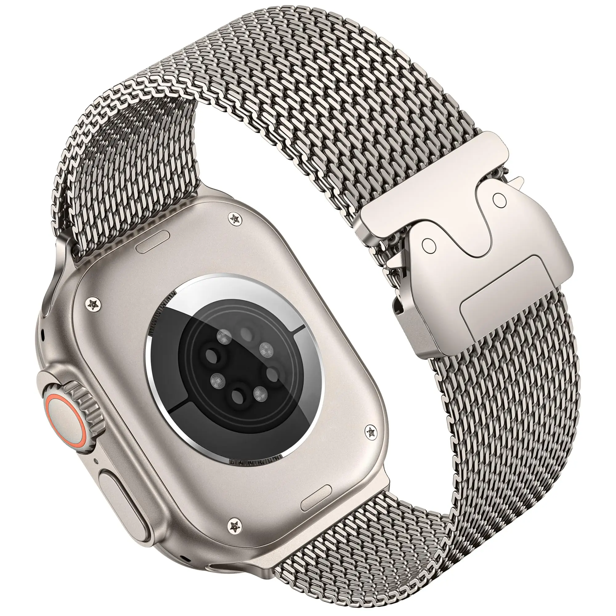 Milanese Strap for Apple Watch Band Ultra 2/Ultra 49mm 46mm 45mm 44mm 42mm Men Women Parachute Buckle Bracelet iwatch series 10
Milanese Strap for Apple Watch Band Ultra 2/Ultra 49mm 46mm 45mm 44mm 42mm Men Women Parachute Buckle Bracelet iwatch series 10