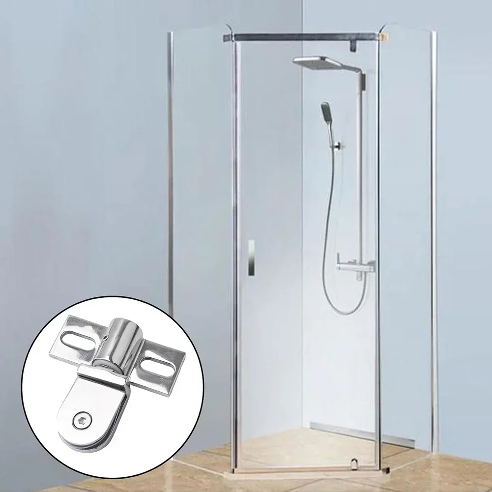 2 Set Alloy Swivel Hinges for Glass For Shower Door Bathroom Hardware Easy Installation Smooth Rotation Silver
2 Set Alloy Swivel Hinges for Glass For Shower Door Bathroom Hardware Easy Installation Smooth Rotation Silver