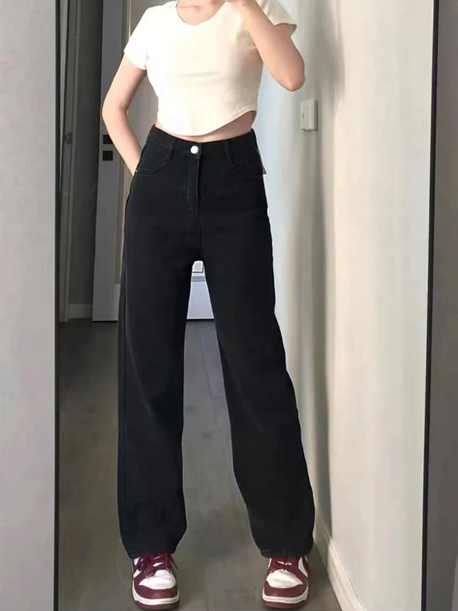 Джинсы больших размеров с подкладкой Bla Fce, женские джинсы с высокой талией и широкими штанинами, свободные посадки, длинные брюки для похудения, повседневная осенняя одежда
Джинсы больших размеров с подкладкой Bla Fce, женские джинсы с высокой талией и широкими штанинами, свободные посадки, длинные брюки для похудения, повседневная осенняя одежда