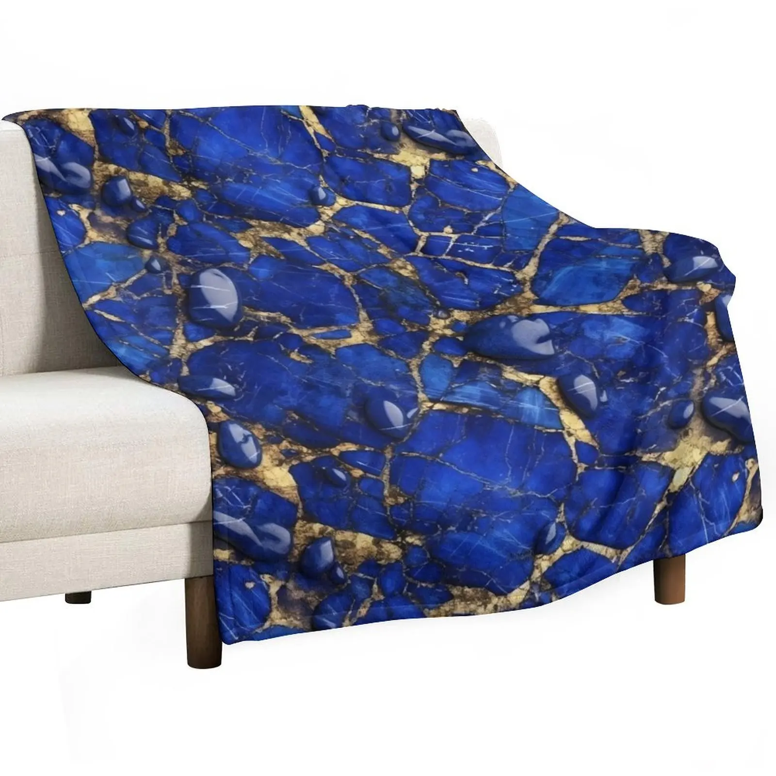 Golden Lapis Lazuli Throw Blanket Warm Plush Fuzzy Blanket for Living Room
Golden Lapis Lazuli Throw Blanket Warm Plush Fuzzy Blanket for Living Room