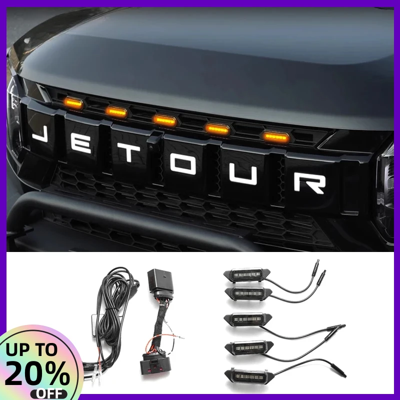 New 2gen Grille LED light For Chery Jetour Traveller T2 2023 2024 Daytime Running Light Decorative Lamp Grille Trim Parts
New 2gen Grille LED light For Chery Jetour Traveller T2 2023 2024 Daytime Running Light Decorative Lamp Grille Trim Parts