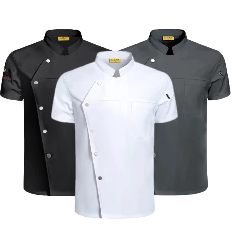 Chef Uniform Coat Men Women Kitchen Cook Jacket Restaurant Bakery Waiter Clothes
Chef Uniform Coat Men Women Kitchen Cook Jacket Restaurant Bakery Waiter Clothes