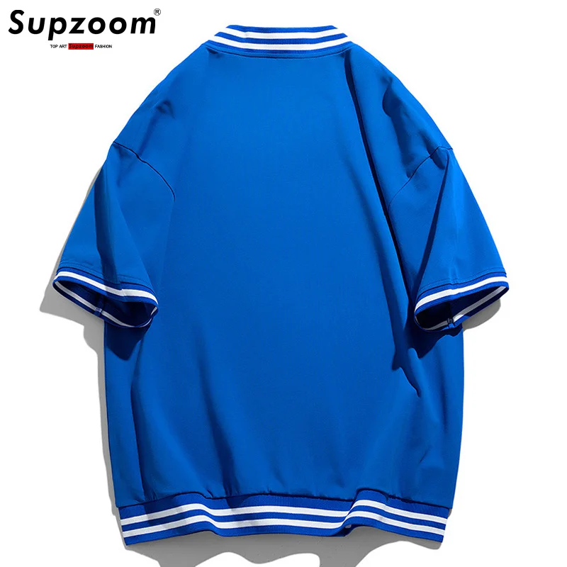New Arrival 2023 Top Fashion Summer Cotton Casual Loose Solid Single Breasted Men's Short Sleeved Baseball Bomber Jacket
New Arrival 2023 Top Fashion Summer Cotton Casual Loose Solid Single Breasted Men's Short Sleeved Baseball Bomber Jacket