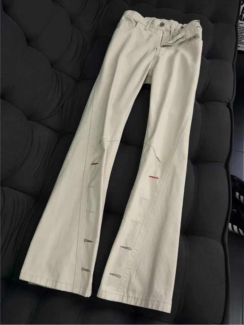 Retro Waed Pure Cotton Men's Jeans Spring Embroidery Button Straight Leg Micro Flared Workwear Trousers
Retro Waed Pure Cotton Men's Jeans Spring Embroidery Button Straight Leg Micro Flared Workwear Trousers