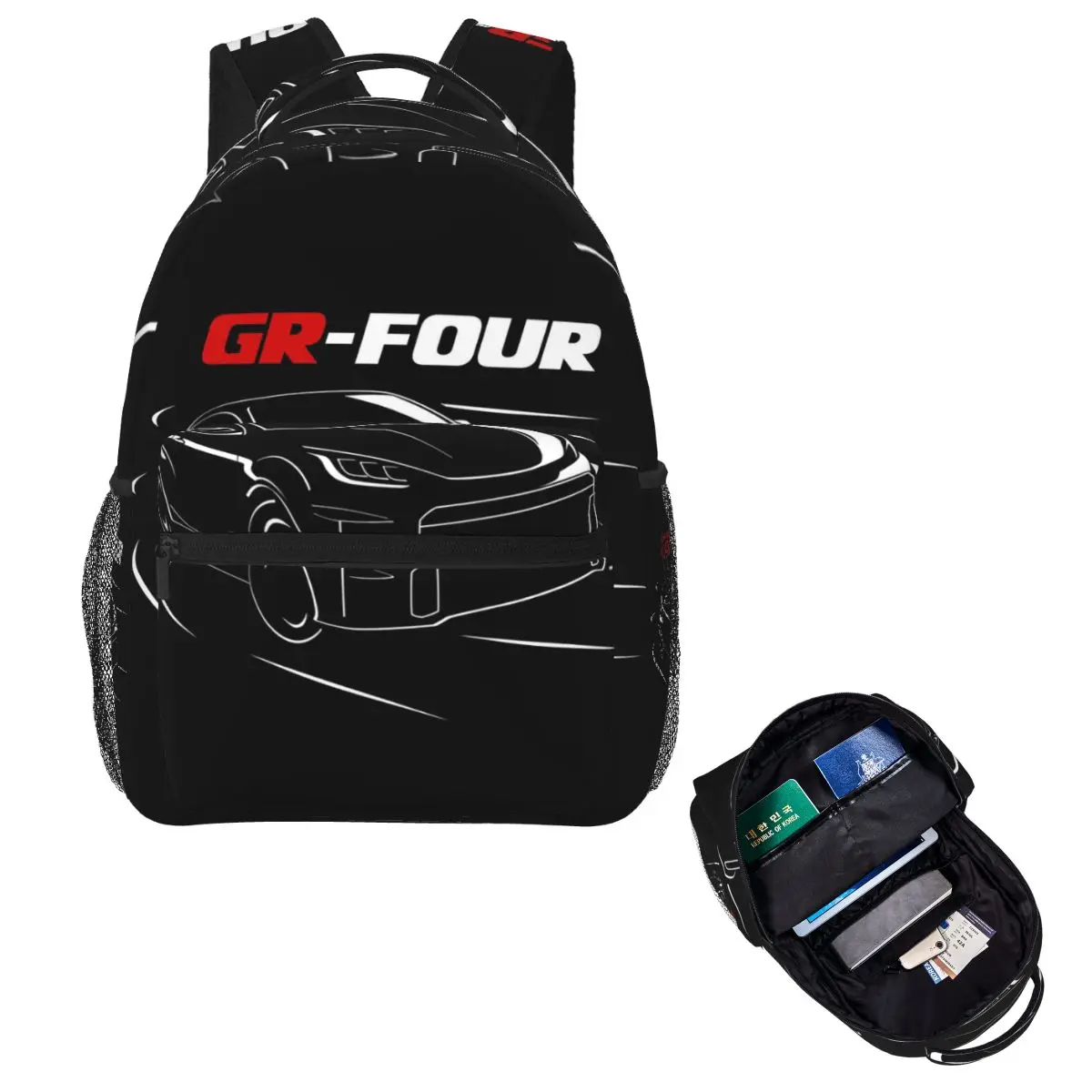 GR Four Yaris Silhouette Student Backpack School Bag Hiking Travel Daypack for Men Women Fashion Bookbag Shoulder Bags
GR Four Yaris Silhouette Student Backpack School Bag Hiking Travel Daypack for Men Women Fashion Bookbag Shoulder Bags