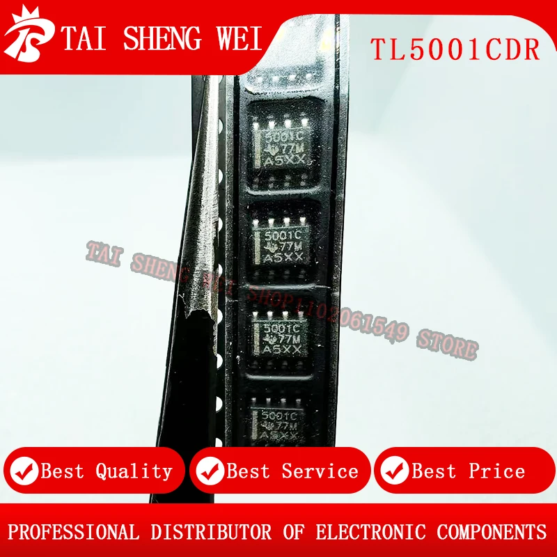 5pcs of brand new original TL5001CDR silk screen 5001C SMD SOP-8 TL5001C switch controller power IC
5pcs of brand new original TL5001CDR silk screen 5001C SMD SOP-8 TL5001C switch controller power IC