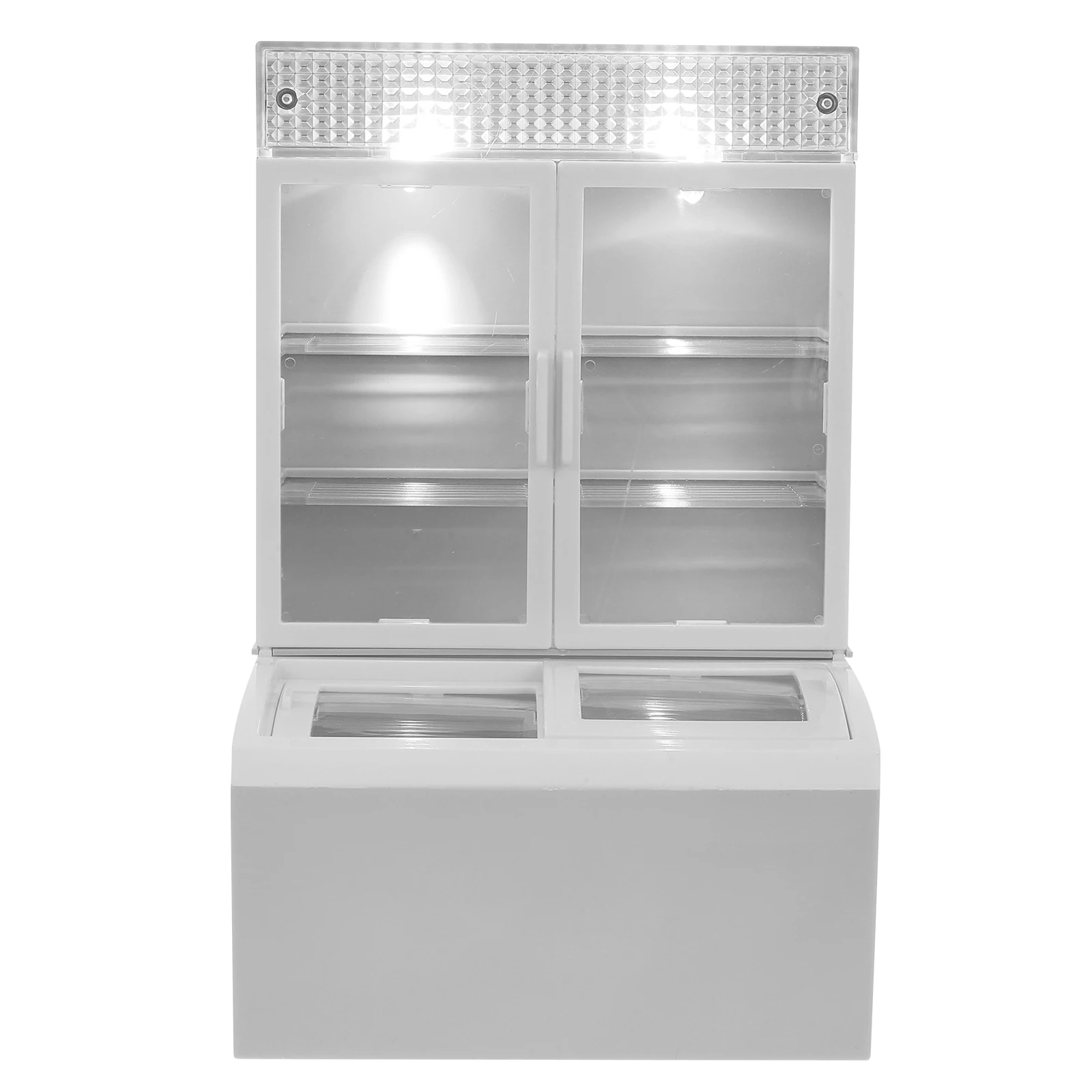 Simulation Ice Cream Cabinet Pretend Play Mini Fridge Dollhouse Kitchen Set Toy Child Realistic Design PP Material
Simulation Ice Cream Cabinet Pretend Play Mini Fridge Dollhouse Kitchen Set Toy Child Realistic Design PP Material
