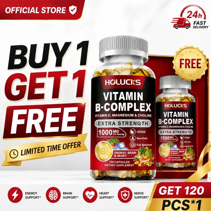 Pure Vitamin B-Complex Capsules, with Magnesium & Biotin, Support System Function, Metabolism, Immune Defense, Daily Vitality
Pure Vitamin B-Complex Capsules, with Magnesium & Biotin, Support System Function, Metabolism, Immune Defense, Daily Vitality