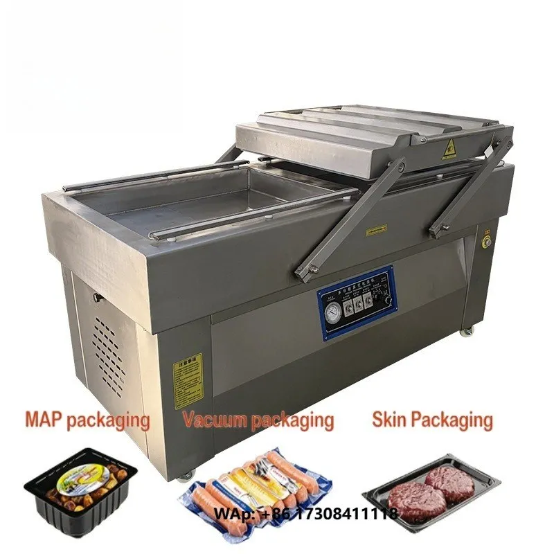 Commercial Electric Double Chamber Vacuum Sealing Machine Semi-Automatic High-Accuracy Food Equipment for Pouch Film Foil
Commercial Electric Double Chamber Vacuum Sealing Machine Semi-Automatic High-Accuracy Food Equipment for Pouch Film Foil