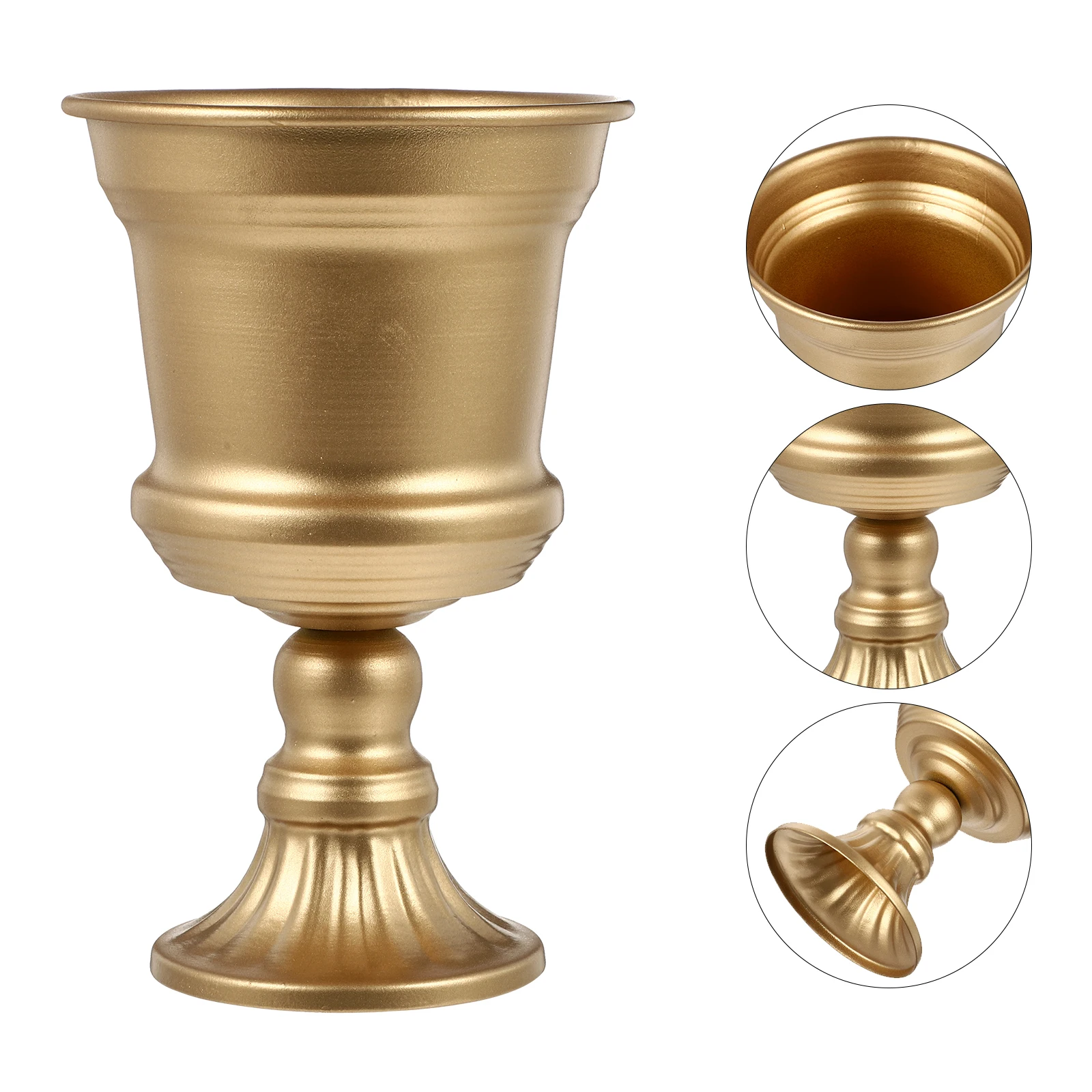Metal Flower Vase Rustproof Sturdy Home Garden Decoration Wedding Table Centerpiece Desktop Floor Standing Decorative Vase For
Metal Flower Vase Rustproof Sturdy Home Garden Decoration Wedding Table Centerpiece Desktop Floor Standing Decorative Vase For