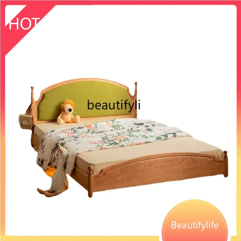 Suspended Solid Wood Girl Princess Bed Retro Japanese Style Cherrywood Boy Single
Suspended Solid Wood Girl Princess Bed Retro Japanese Style Cherrywood Boy Single