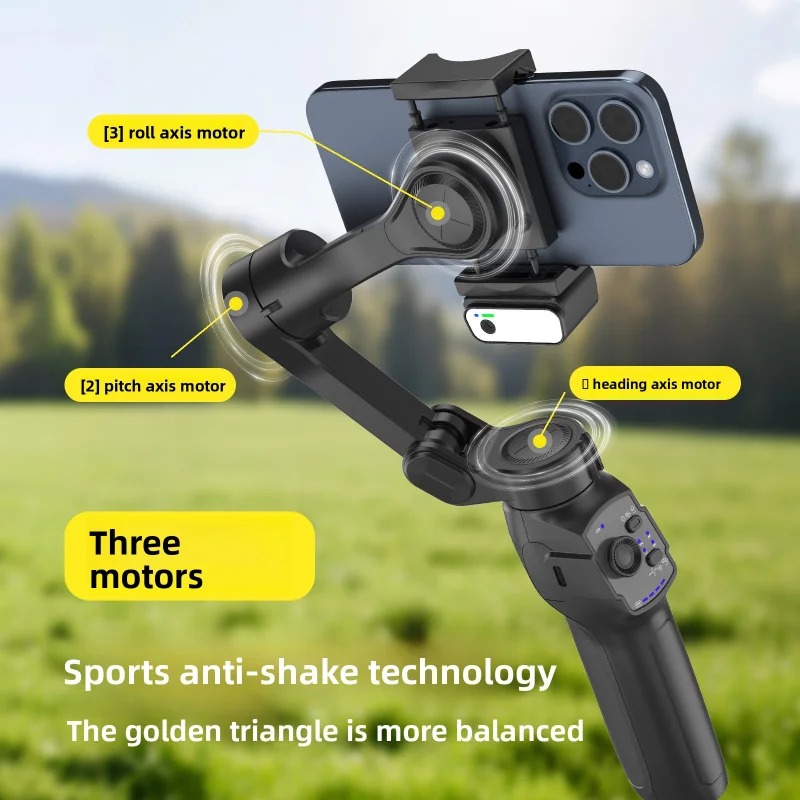 Mobile phone gimbal, mobile phone stabilizer, three-axis photography anti-shake gimbalGimbal for Phone
Mobile phone gimbal, mobile phone stabilizer, three-axis photography anti-shake gimbalGimbal for Phone