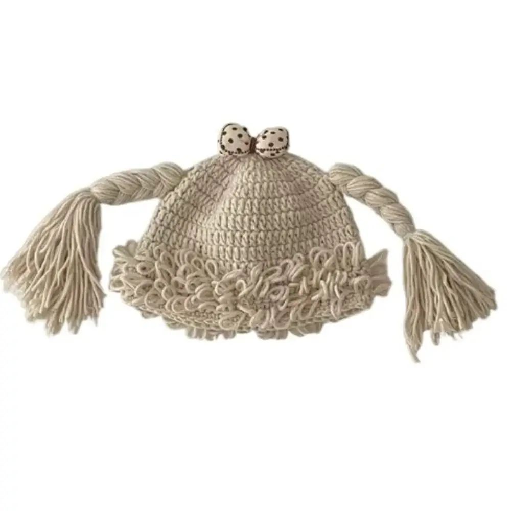 Универсальная дышащая детская шапка с косой, парик, ветрозащитная детская вязаная шапка с цветочным принтом, тканая детская шерстяная шапка с бантом для младенцев
Универсальная дышащая детская шапка с косой, парик, ветрозащитная детская вязаная шапка с цветочным принтом, тканая детская шерстяная шапка с бантом для младенцев