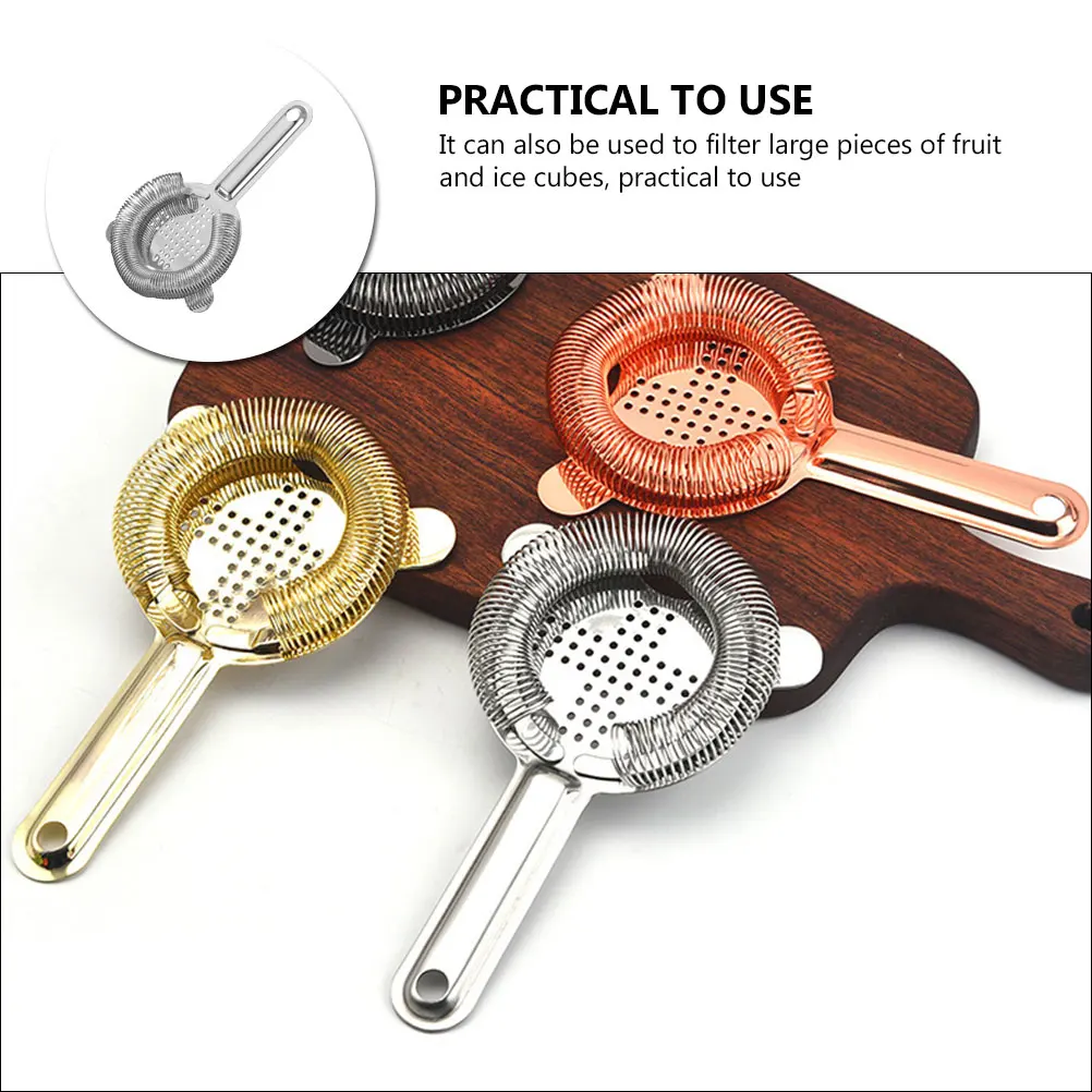 1pc Stainless Steel Bartending Ice Filter Tool For Bar Home Restaurant Use Smooth Surface Fruit Ice Strainer
1pc Stainless Steel Bartending Ice Filter Tool For Bar Home Restaurant Use Smooth Surface Fruit Ice Strainer