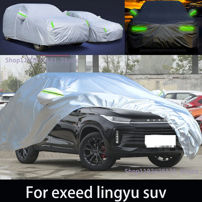 For exeed lingyu suv Outdoor Protection Full Car Covers Snow Cover Sunshade Waterproof Dustproof Exterior Car accessories
For exeed lingyu suv Outdoor Protection Full Car Covers Snow Cover Sunshade Waterproof Dustproof Exterior Car accessories