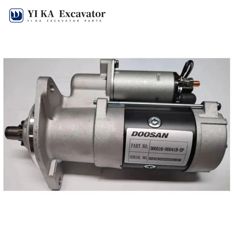 Starter Doosan Daewoo DX140 DX200 DX225 DL200W Doosan Excavator Original Starter Parts 300516-00041B start motor
Starter Doosan Daewoo DX140 DX200 DX225 DL200W Doosan Excavator Original Starter Parts 300516-00041B start motor