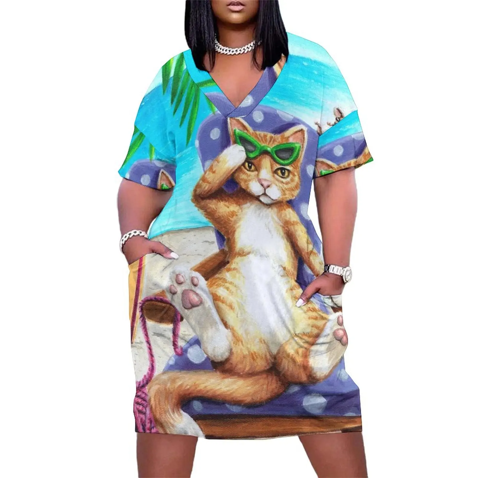 Bolly on the Beach Loose Pocket Dress summer dress woman 2025 women's luxury party dress
Bolly on the Beach Loose Pocket Dress summer dress woman 2025 women's luxury party dress