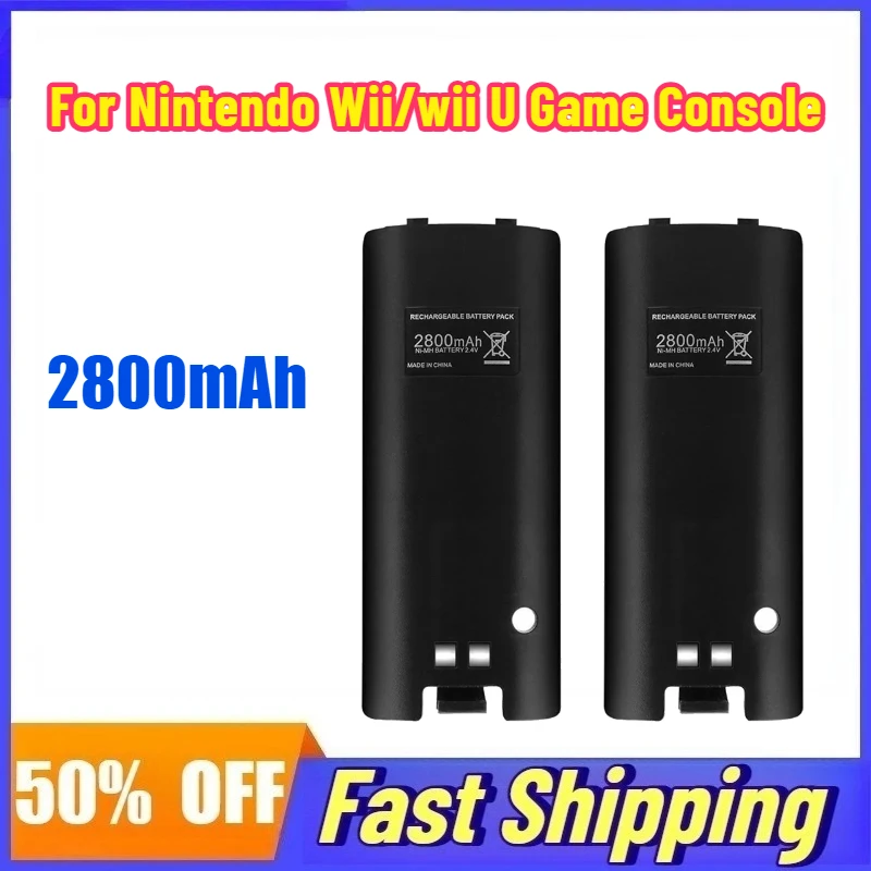 Game Controller Battery 2800mAh Rechargeable Battery for Nintendo Wii/wii U Game Console Replace Battery
Game Controller Battery 2800mAh Rechargeable Battery for Nintendo Wii/wii U Game Console Replace Battery