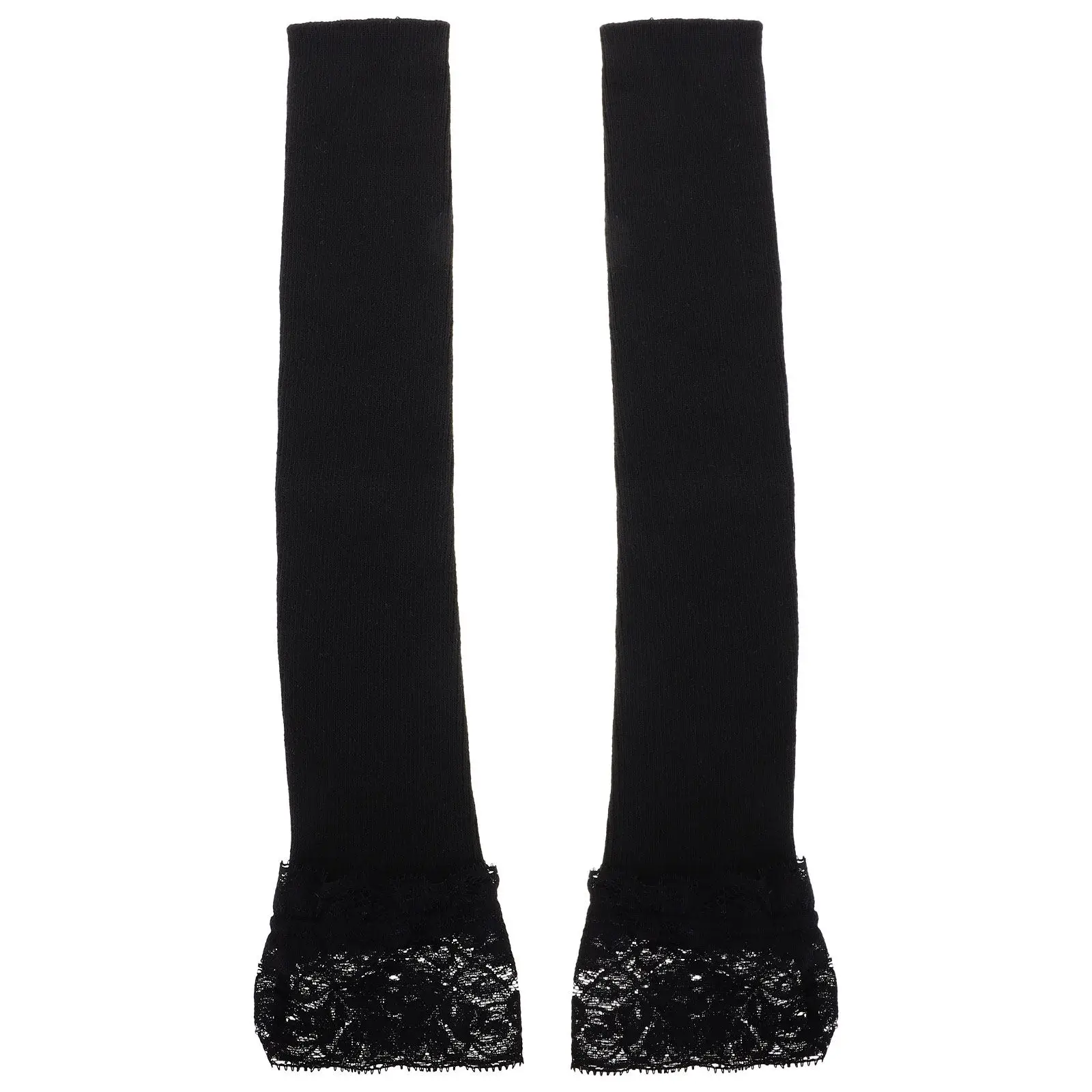 1Pair Black Lace Arm Sleeves Women Knit Fingerless Long Arm Warmers for Autumn Winter Spring Transitional Season Stylish Elegant
1Pair Black Lace Arm Sleeves Women Knit Fingerless Long Arm Warmers for Autumn Winter Spring Transitional Season Stylish Elegant