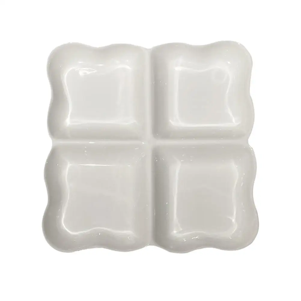 4-Grid Ceramic Food Serving Plate Divided Dish for Snacks Fruit Dessert Breakfast Storage Tray Home Hotel Ceramic Dish
4-Grid Ceramic Food Serving Plate Divided Dish for Snacks Fruit Dessert Breakfast Storage Tray Home Hotel Ceramic Dish