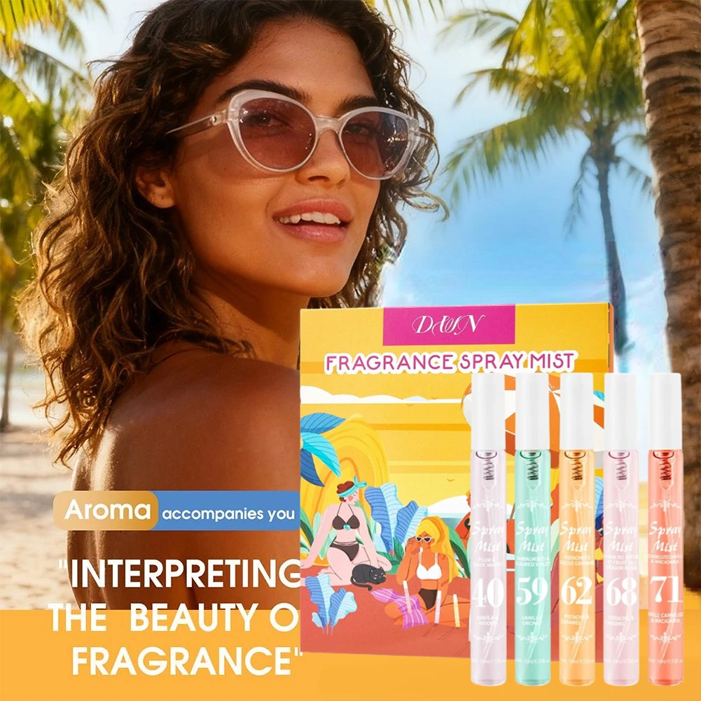 Набор ароматических спреев Brazilian Number, 5 шт. – Безалкогольный, стойкий аромат для тела и волос. Идеальный подарок для друзей.
Набор ароматических спреев Brazilian Number, 5 шт. – Безалкогольный, стойкий аромат для тела и волос. Идеальный подарок для друзей.