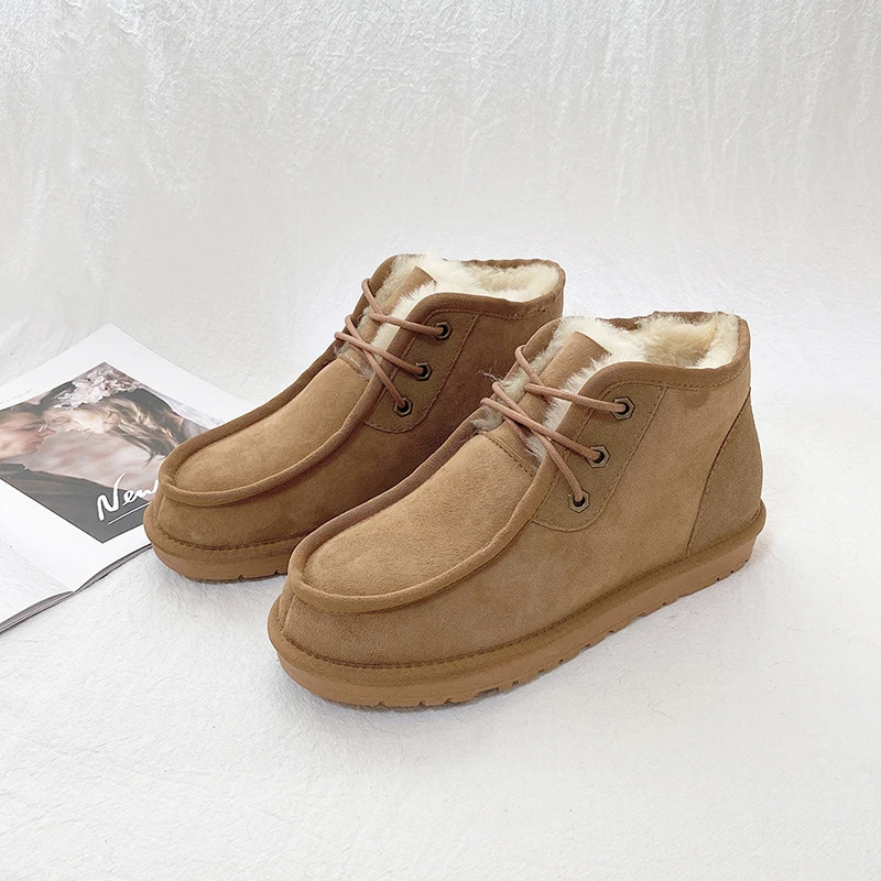 2023 new sheepskin and wool one-piece snow boots men's shoes winter warm non-slip genuine leather wool cold boots outdoor travel
2023 new sheepskin and wool one-piece snow boots men's shoes winter warm non-slip genuine leather wool cold boots outdoor travel
