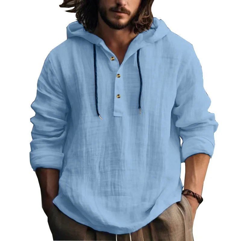 2026 New Cotton and Linen Shirts Hooded Loose Large Size Casual Sweater Long Sleeve Hoodie Men Sweatshirts
2026 New Cotton and Linen Shirts Hooded Loose Large Size Casual Sweater Long Sleeve Hoodie Men Sweatshirts