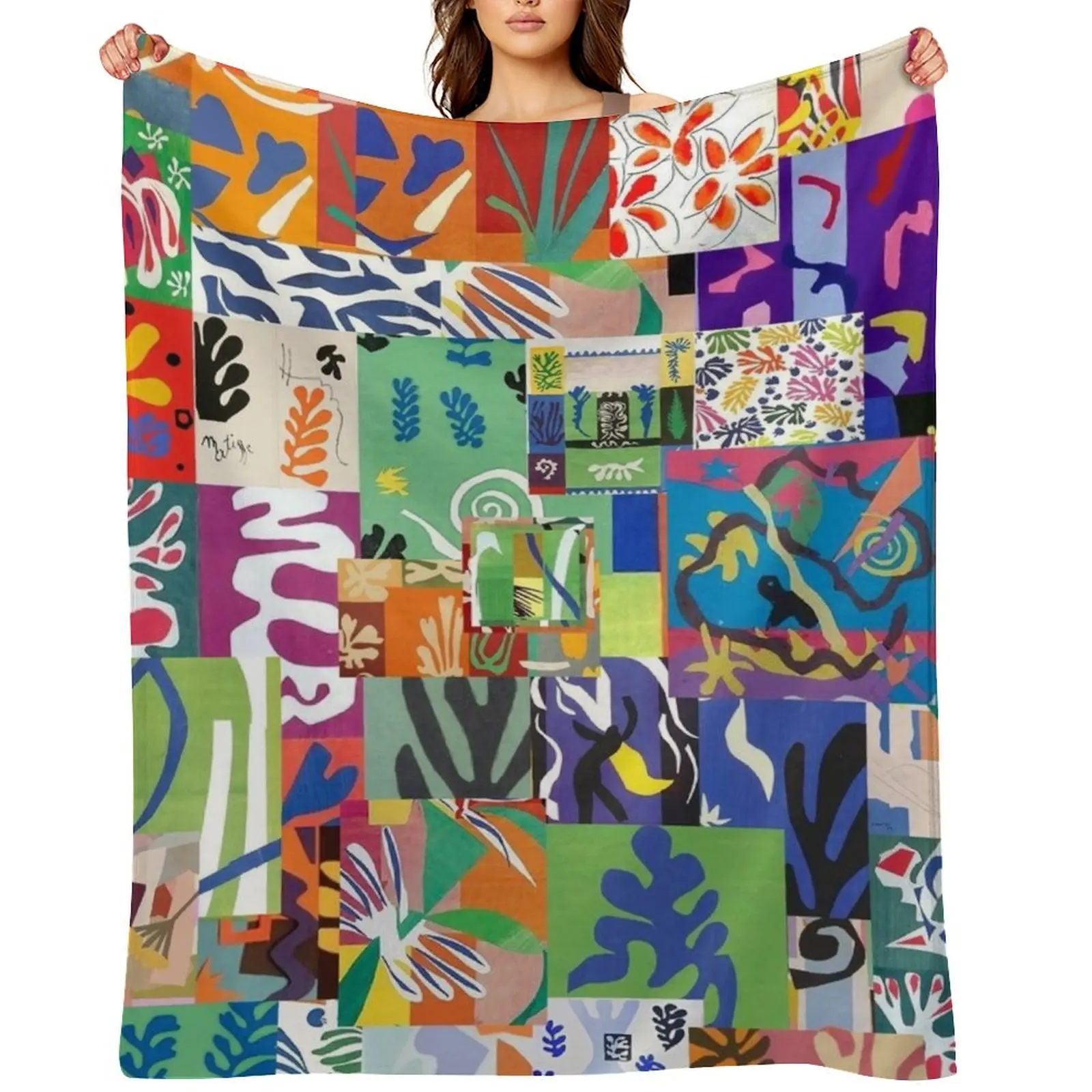 Henri Matisse Cutouts Throw Blanket for winter Thins Plush Bed linens Blankets
Henri Matisse Cutouts Throw Blanket for winter Thins Plush Bed linens Blankets