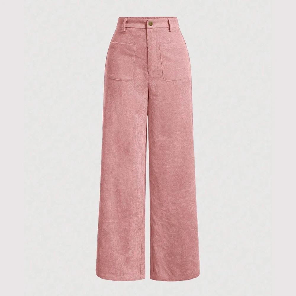 Azarooyi Women's Pants Autumn Korean Solid Color Full Length Natural Waist Wide Leg Work Pants
Azarooyi Women's Pants Autumn Korean Solid Color Full Length Natural Waist Wide Leg Work Pants