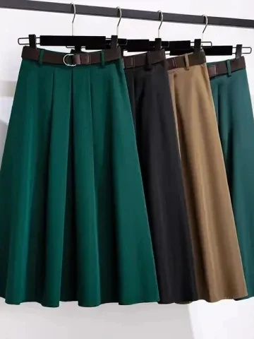 High Waist A-Line Midi Skirt Universal Style Anti-Aging for Plump Women Spring Autumn Korean Version Polyester Fiber
High Waist A-Line Midi Skirt Universal Style Anti-Aging for Plump Women Spring Autumn Korean Version Polyester Fiber