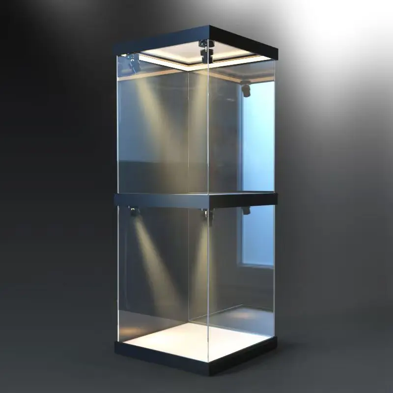 Acrylic Display Case with Spotlights, Stackable Clear Storage Box for Collections, Action Figure Dustproof Display Cabinet
Acrylic Display Case with Spotlights, Stackable Clear Storage Box for Collections, Action Figure Dustproof Display Cabinet