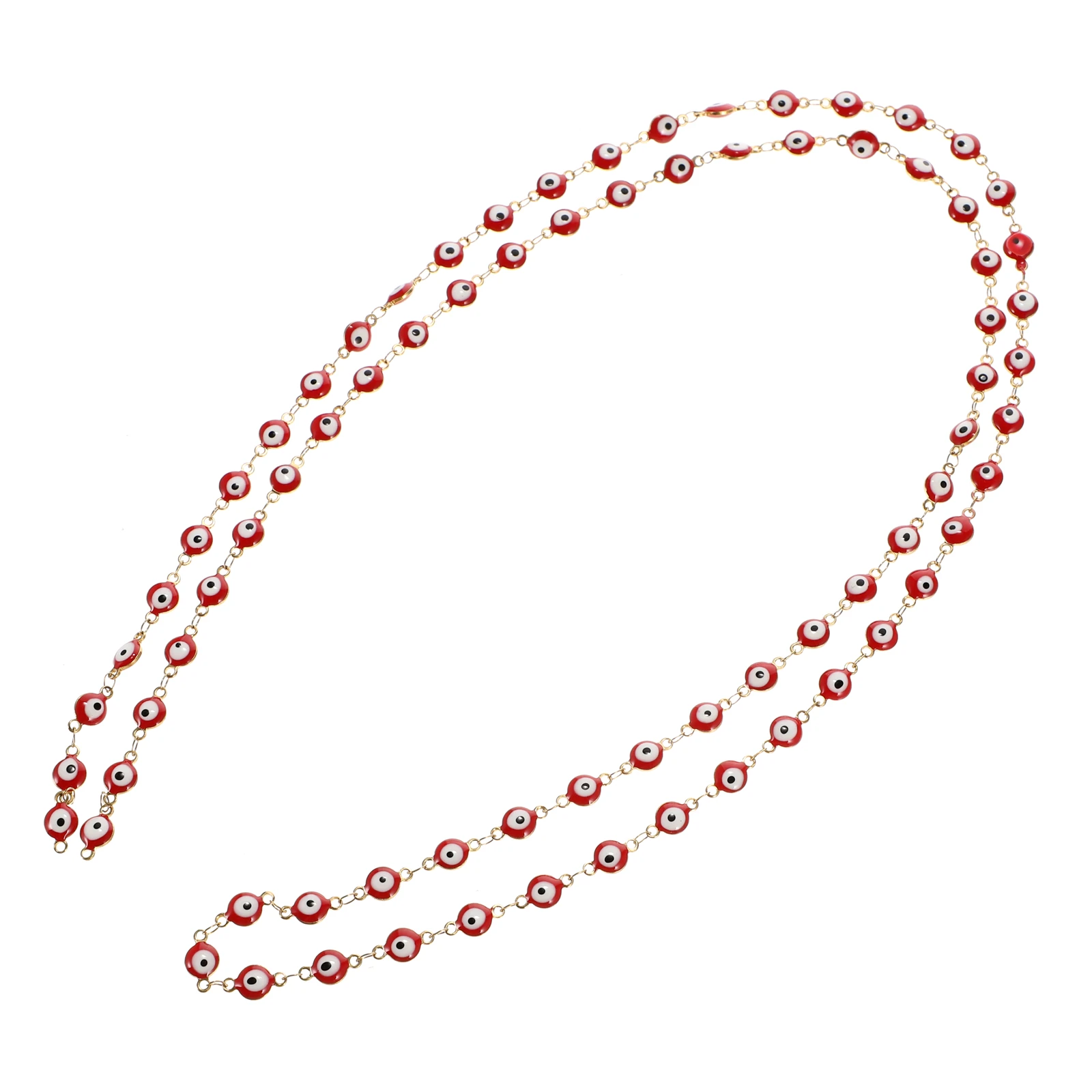 Colorful Beaded Chains Evil Eye Link Stainless Steel Jewelry Making 1M Length DIY Craft Enamel Eye Accessories Bead Antirust
Colorful Beaded Chains Evil Eye Link Stainless Steel Jewelry Making 1M Length DIY Craft Enamel Eye Accessories Bead Antirust