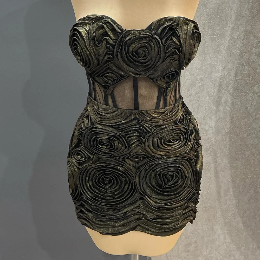 Above Knee Length Straight Pleats Sleeveless Sweetheart Solid Color 3D Flowers Fashion Short and Elegant Party Gowns Women 2024
Above Knee Length Straight Pleats Sleeveless Sweetheart Solid Color 3D Flowers Fashion Short and Elegant Party Gowns Women 2024